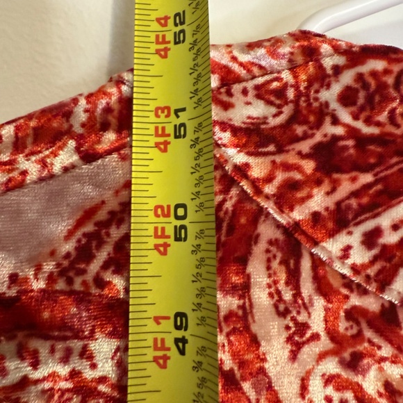 We the Free Enchanted Robe Free People Pink and Red Velvet Size XS - Picture 11 of 11